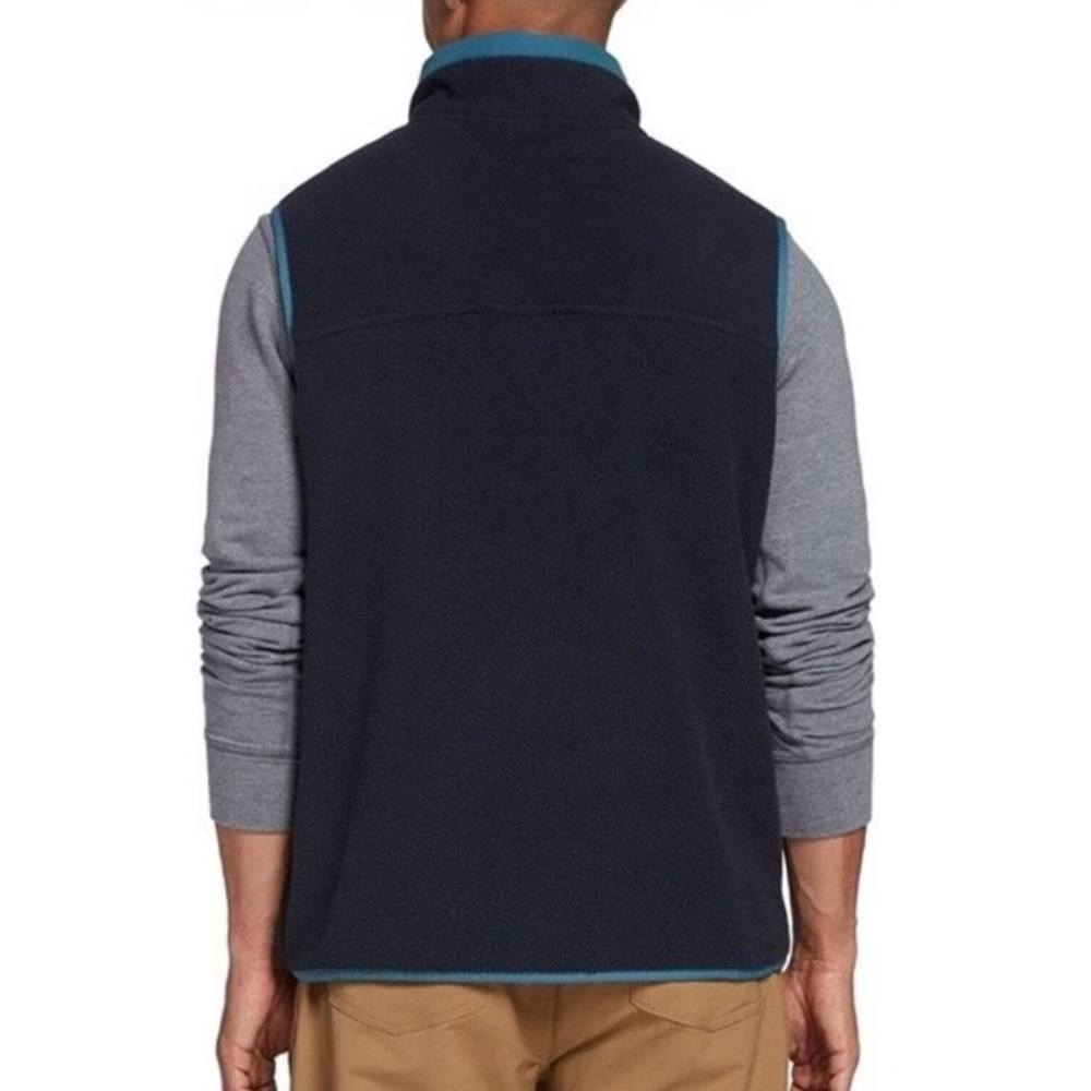 North Face Carbondale Heavy weight Fleece zip up vest size large Aviator blue - Picture 6 of 13